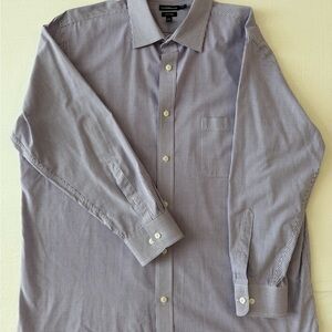 Croft & Barrow Men's Blue Checkered Dress Shirt